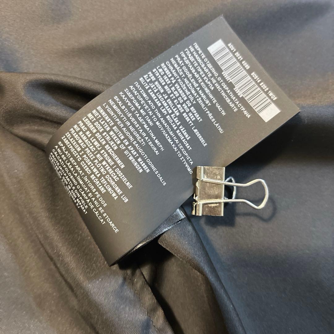 美品　PRADA Re-Nylon シャツ　三角ロゴ　L 黒