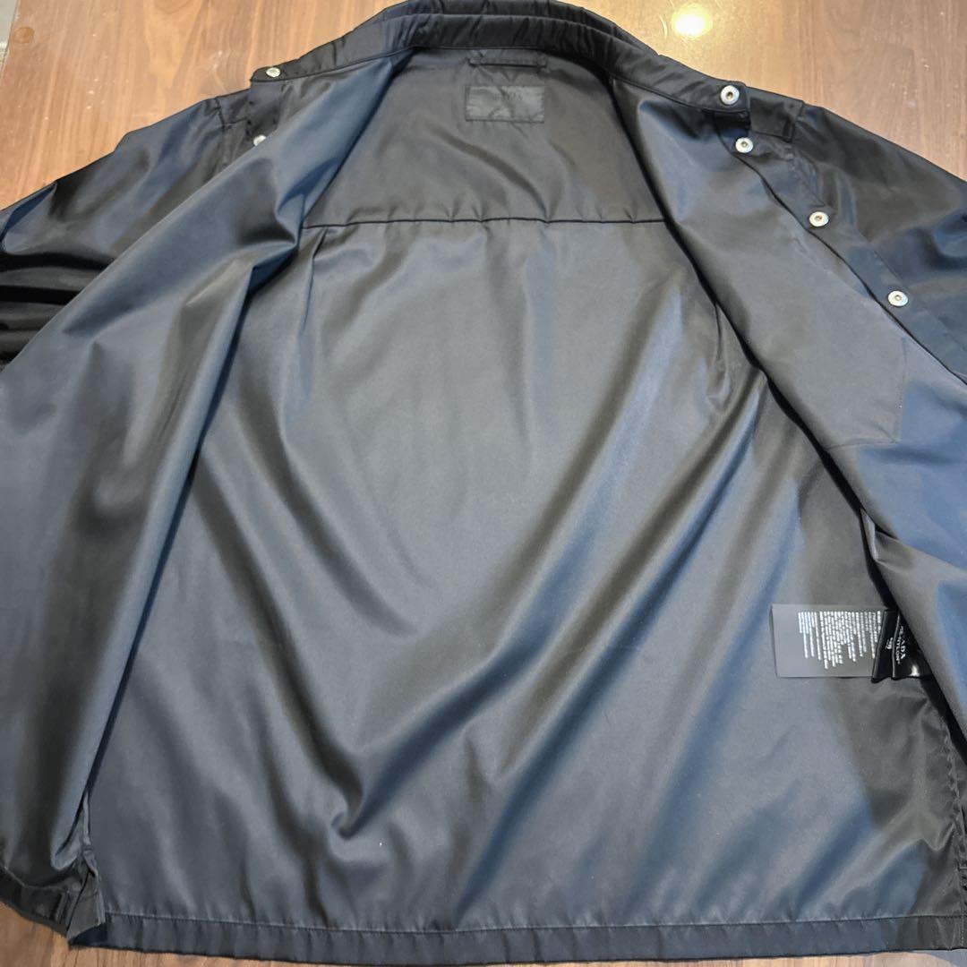 美品　PRADA Re-Nylon シャツ　三角ロゴ　L 黒