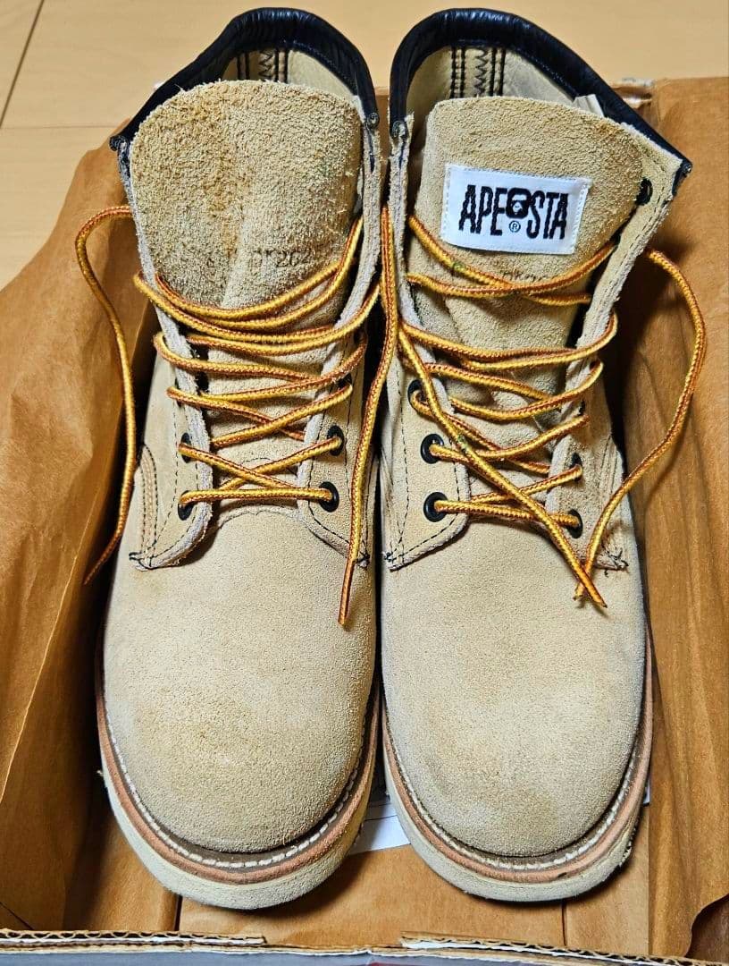 RED WING×APE 2979 9E スエードブーツ ベージュ