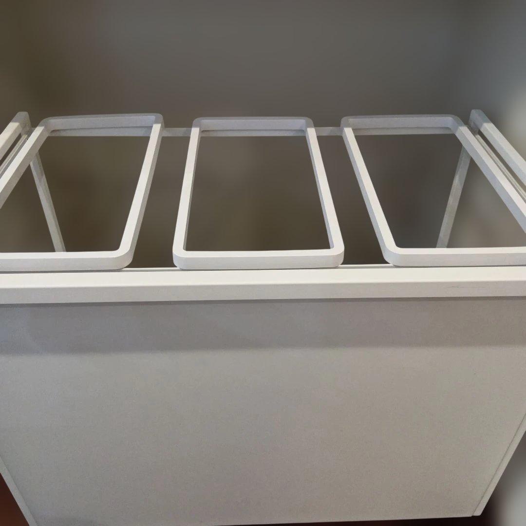 ダストボックス　ゴミ箱　山崎実業　白　tower