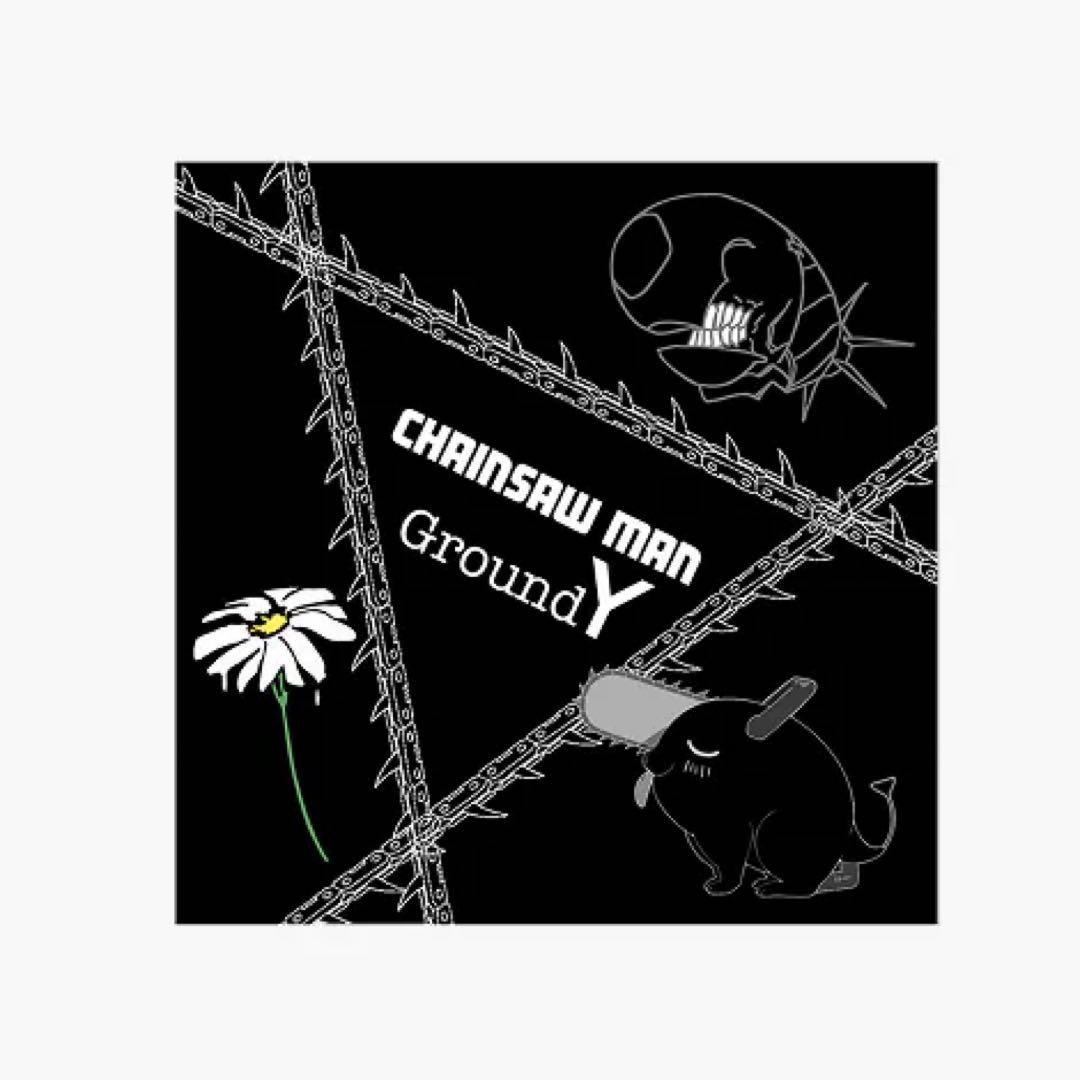 GroundY×チェンソーマン ピンバッジセット / 黒×赤ポチタ付