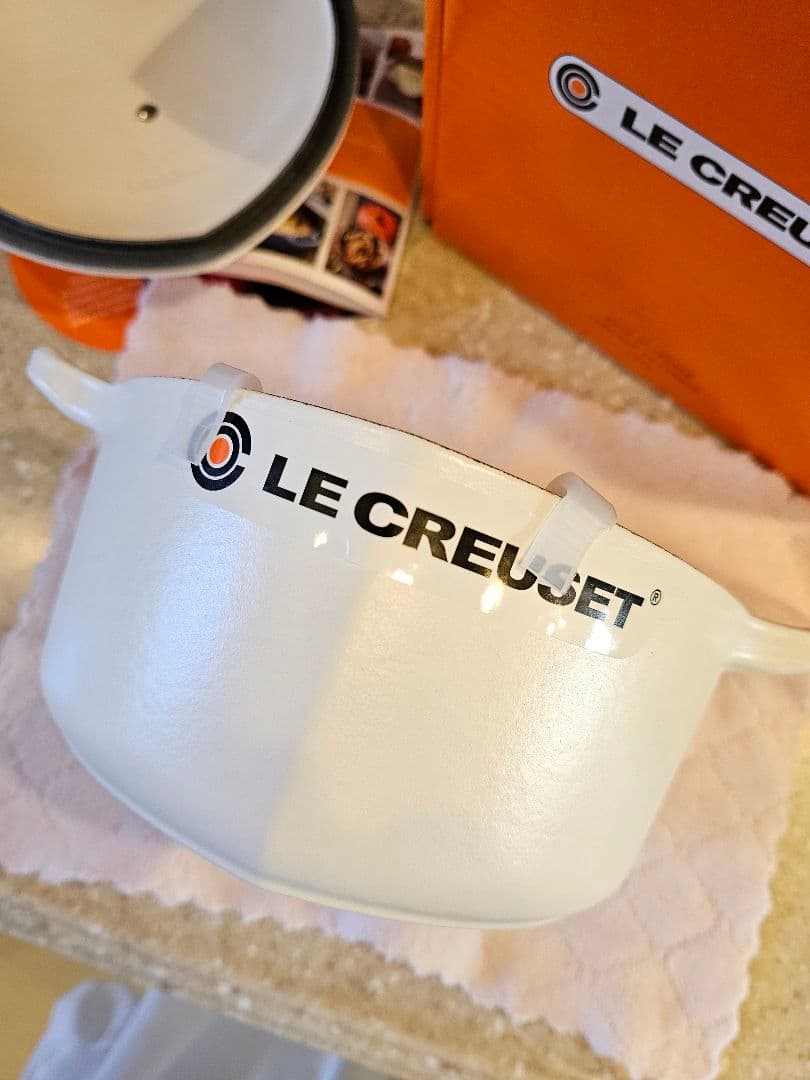 新品 ハートココット 鍋 20cm ル・クルーゼ コットンホワイト