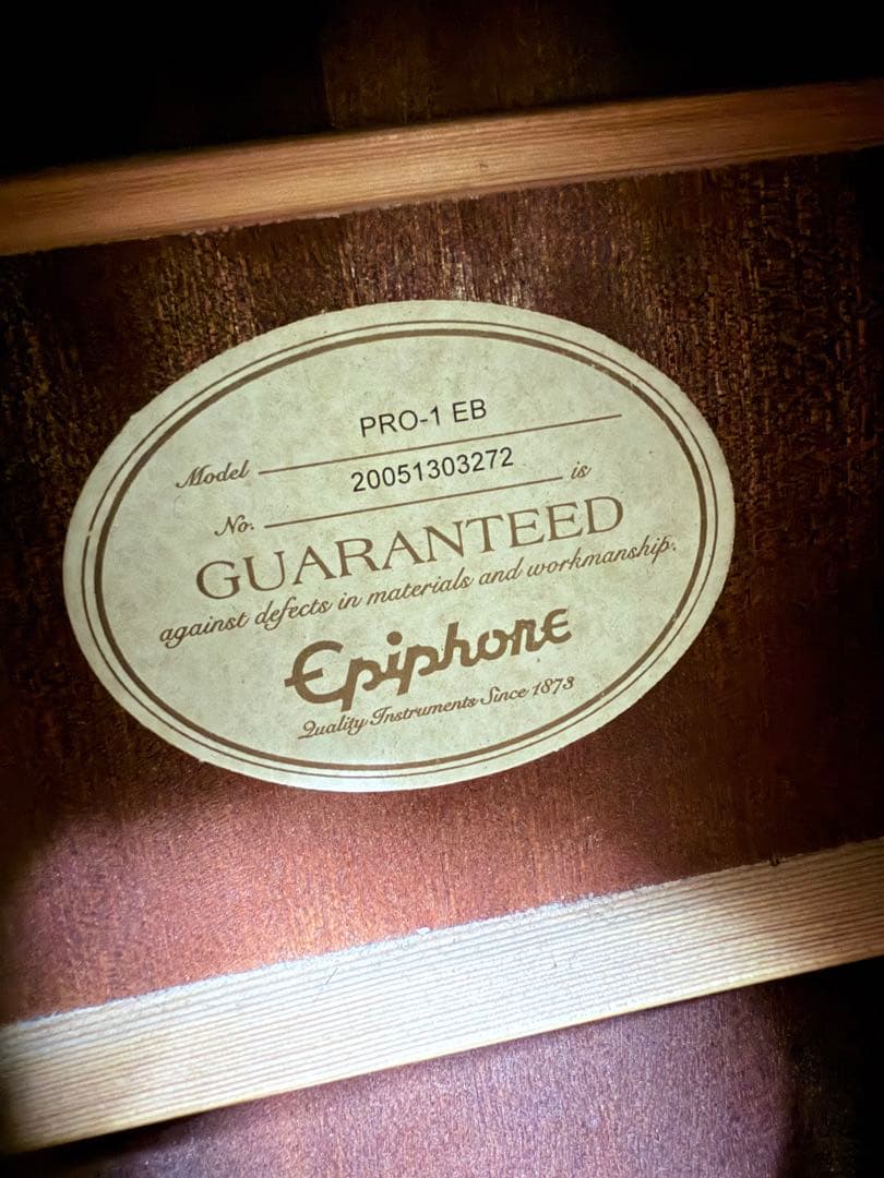 Epiphone アコースティックギター 黒