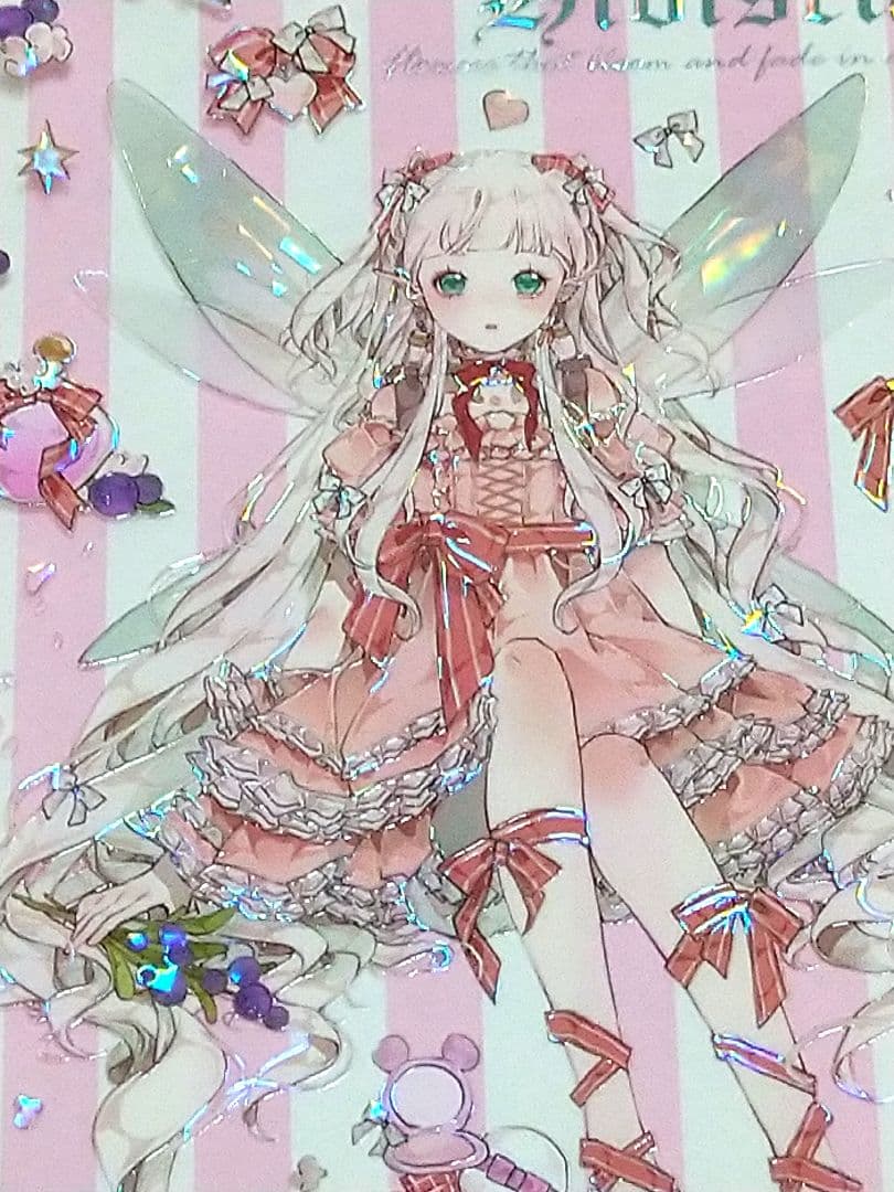 J1106＃花灵仙境(贝壳光)Dailylife切り売り海外人物マステ女の子