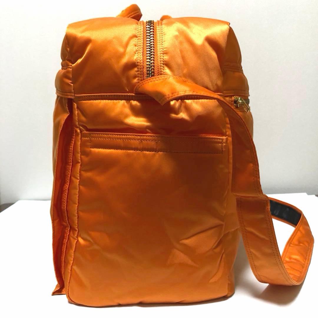 新品同様✨激レア ポータータンカー ボストンバッグL ショルダーバッグ オレンジ