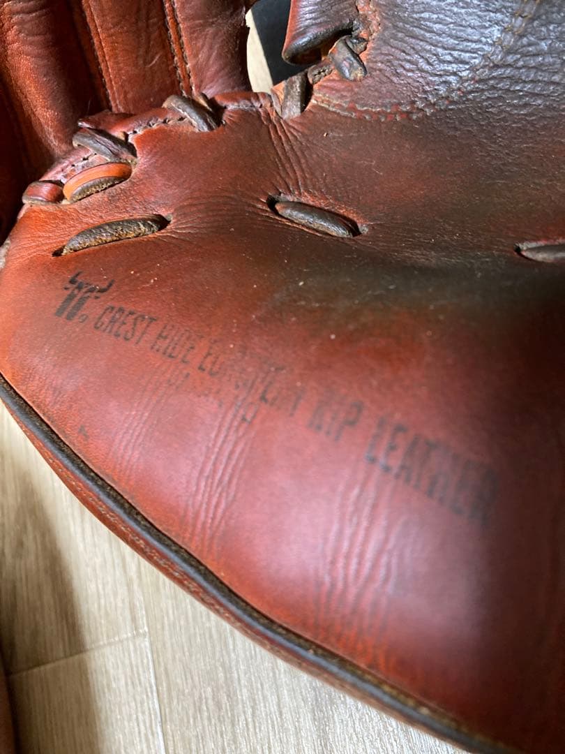 1584様用　硬式　キャッチャーミット　クレストハイドヨーロピアンキップレザー