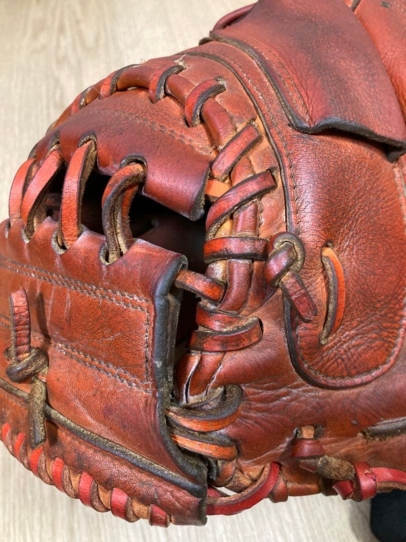 1584様用　硬式　キャッチャーミット　クレストハイドヨーロピアンキップレザー