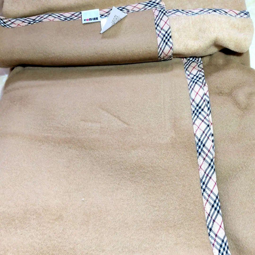 ✤未使用/希少✤【BURBERRY バーバリー】 　ウール毛布 　ノバチェック