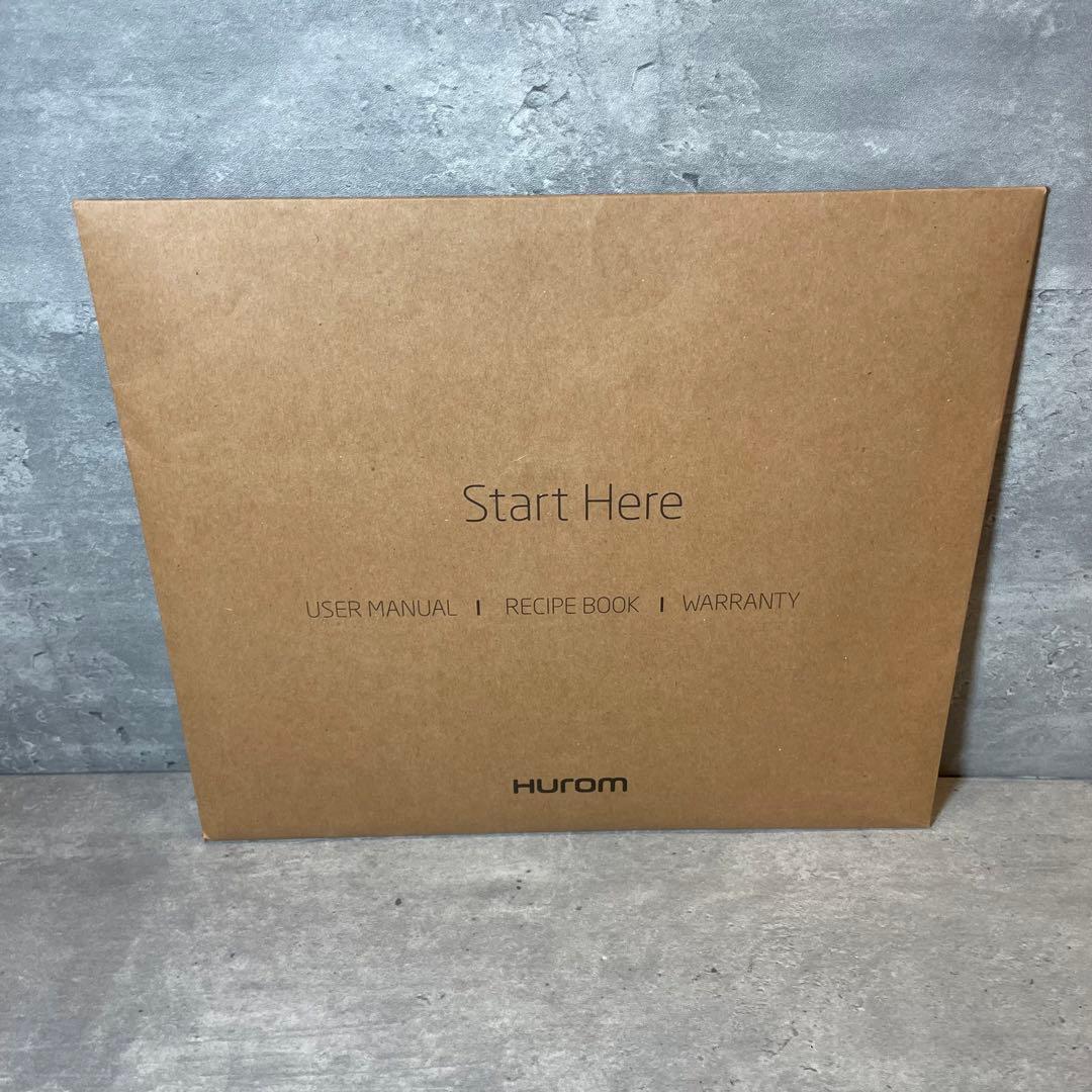 【新品未使用】 ヒューロム スロージューサー H310Aホワイト