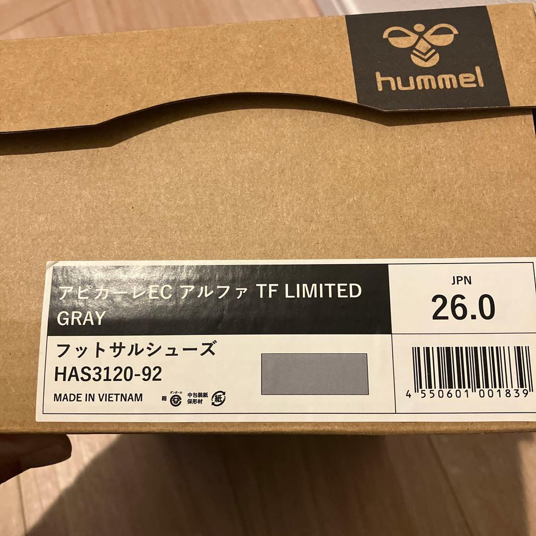 ヒュンメルRODA別注アピカーレECαTF LIMITED GRAY 26cm