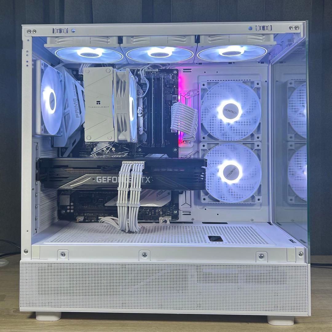 超高性能 白 ゲーミングPC RTX3070 Windows11 ワイルズ快適