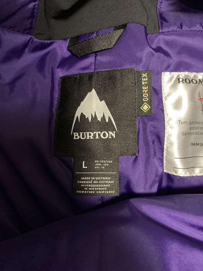 【美品】BURTON GORE-TEX 子供用スノーボードウェア　上下セット