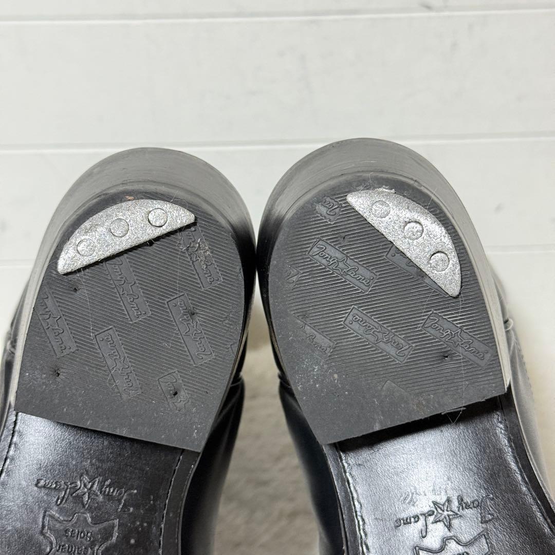 極美品✨トニーラマ　レザー　ブラックスタリオン　ウエスタンブーツ　9 1/2D