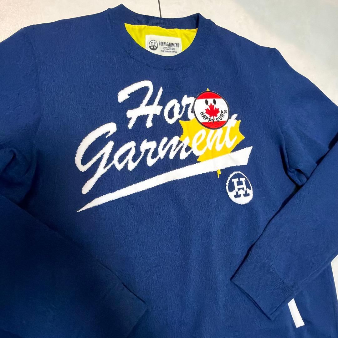HORN GARMENT ホーンガーメント　ネイビー セーター