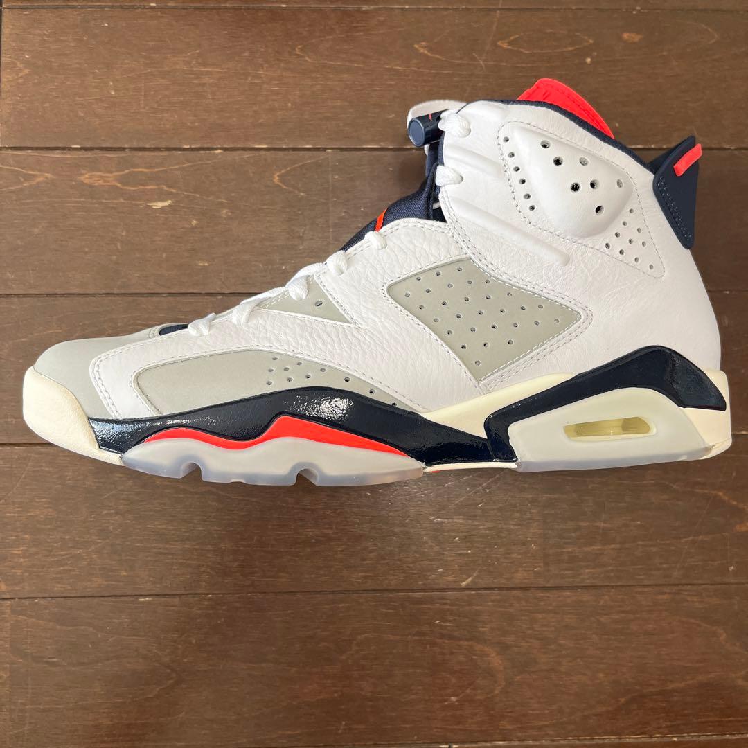 【新品未使用】Air Jordan 6 ホワイト/インフラレッド