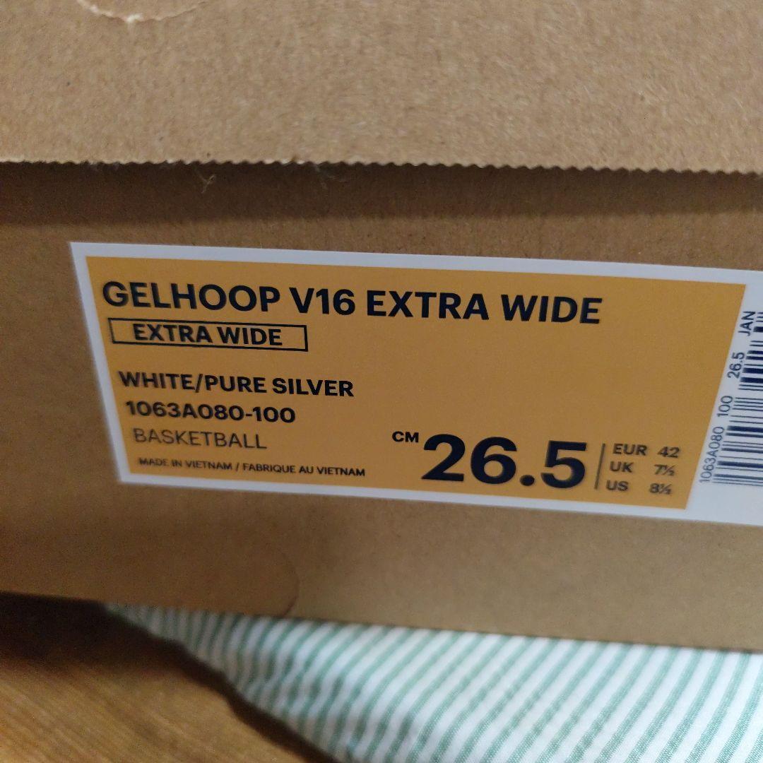 アシックス　ゲルフープV16 EXTRA WIDE