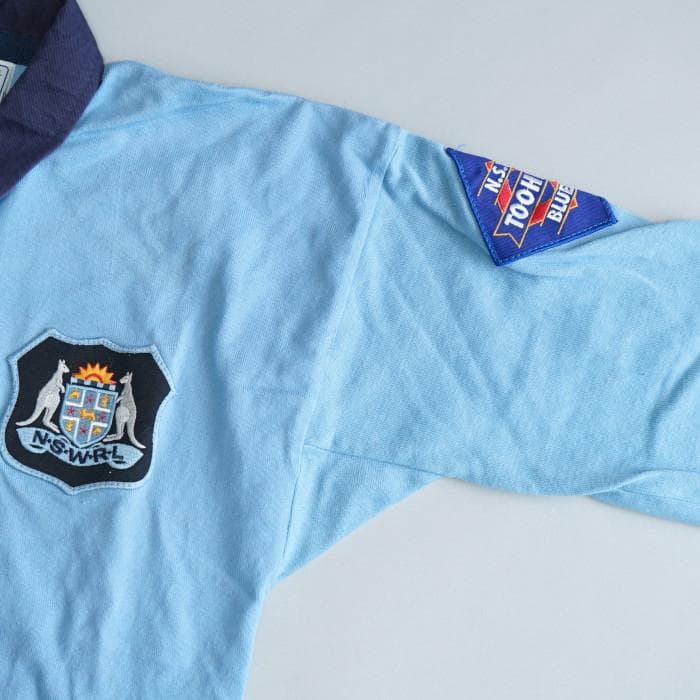 古着 90sビンテージ NSW TOOHEYS BLUES ラガーシャツ