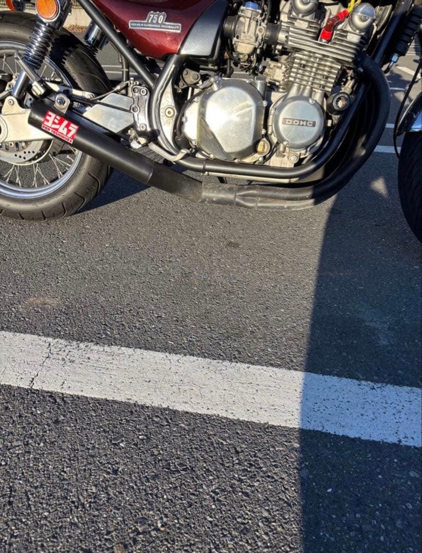 ゼファー750 マフラー　ショート管