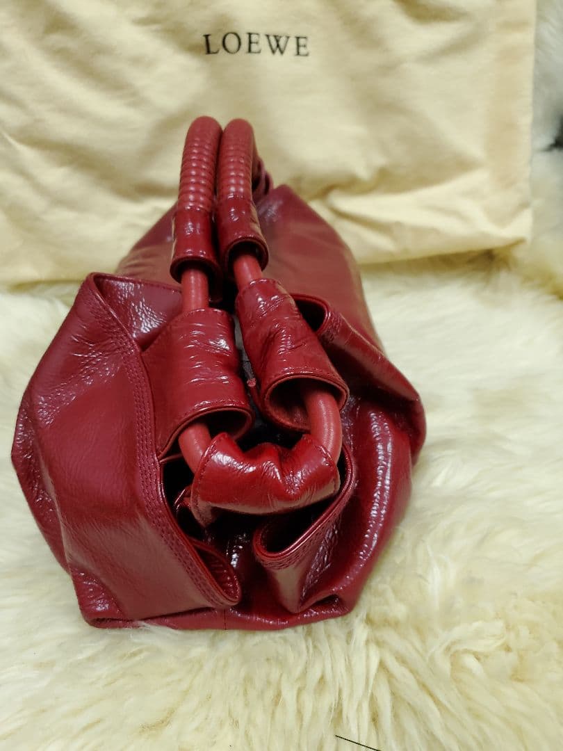 ★専用★LOEWE ロエベ　レッド ハンドバッグ