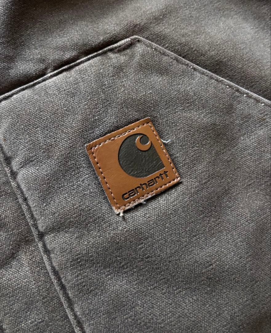 【雰囲気抜群】Carhartt ダックベスト USA製 腰ゴム Tall