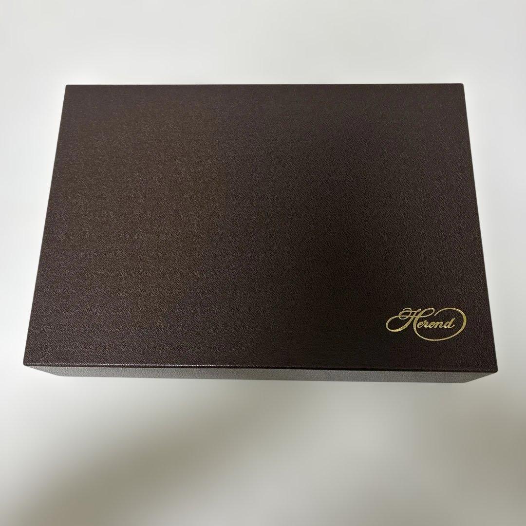 【未使用】ヘレンド　アポニーグリーン　ティーカップ＆ソーサー&デザートプレート