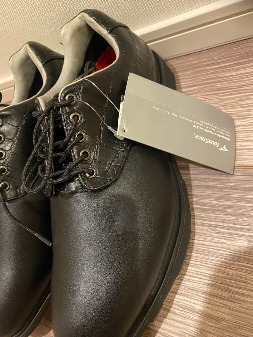 ゴルフシューズ　スパイク　ツアーステージ　x-spike Ⅲ 25.0 黒