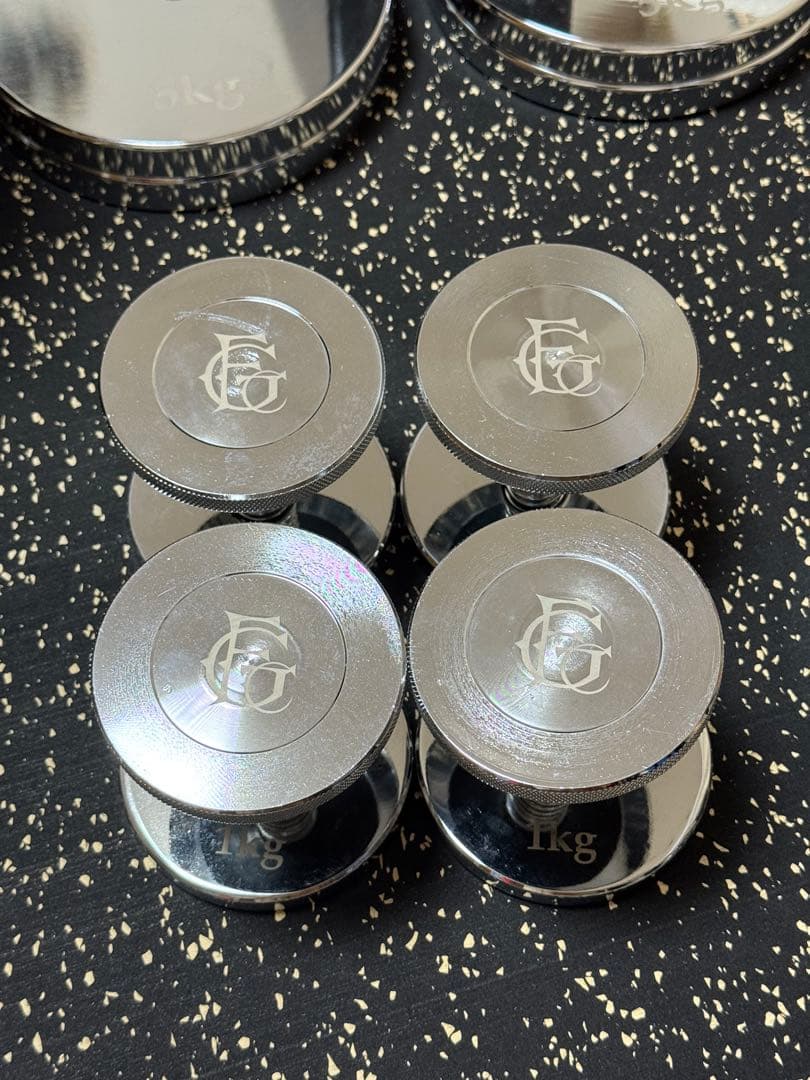 ① GFCダンベルセット　SETⅠ（MAX33.3KG）