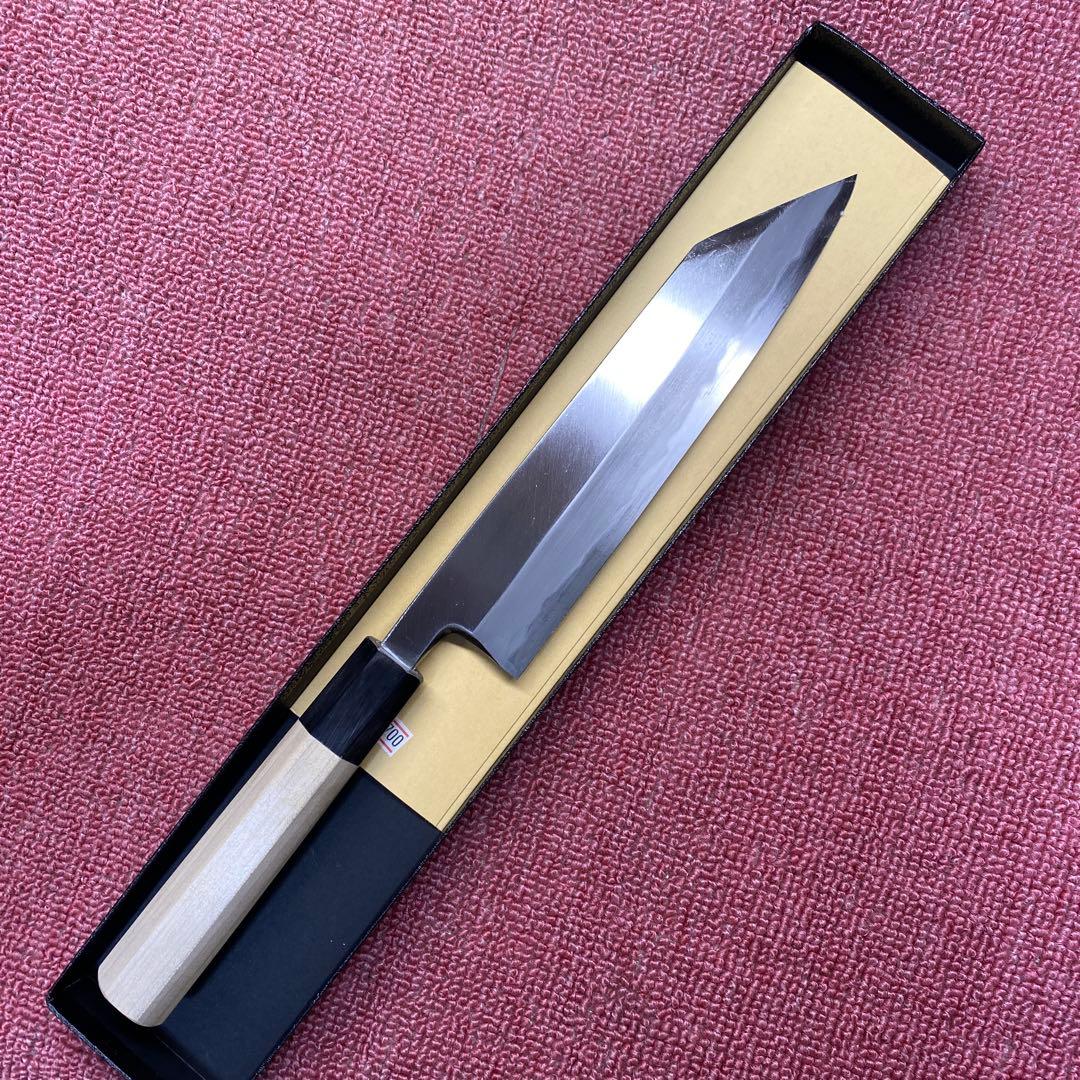 青二鋼　切付型特製万能和包丁　195㎜ 6.5寸