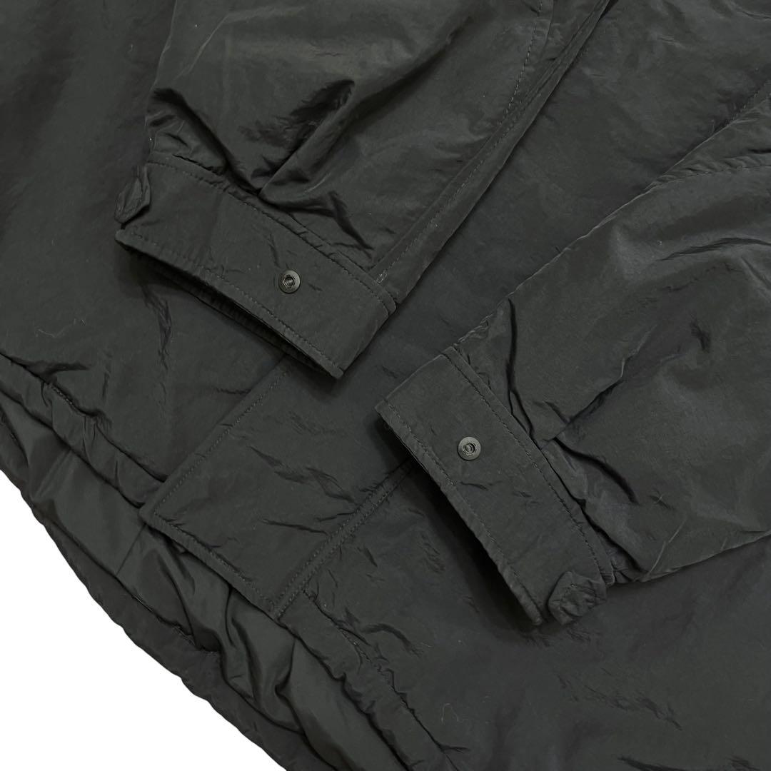 【美品】USED 00s 中綿入り モンスターパーカー ブラック ナイロンJKT