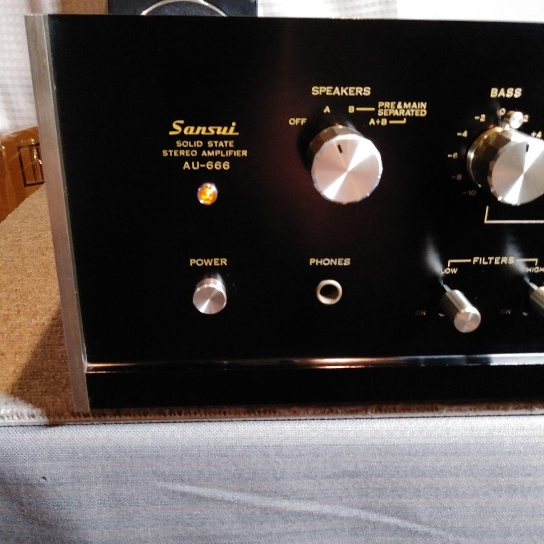 動作品　（整備品）サンスイAU-666　プリメインアンプ