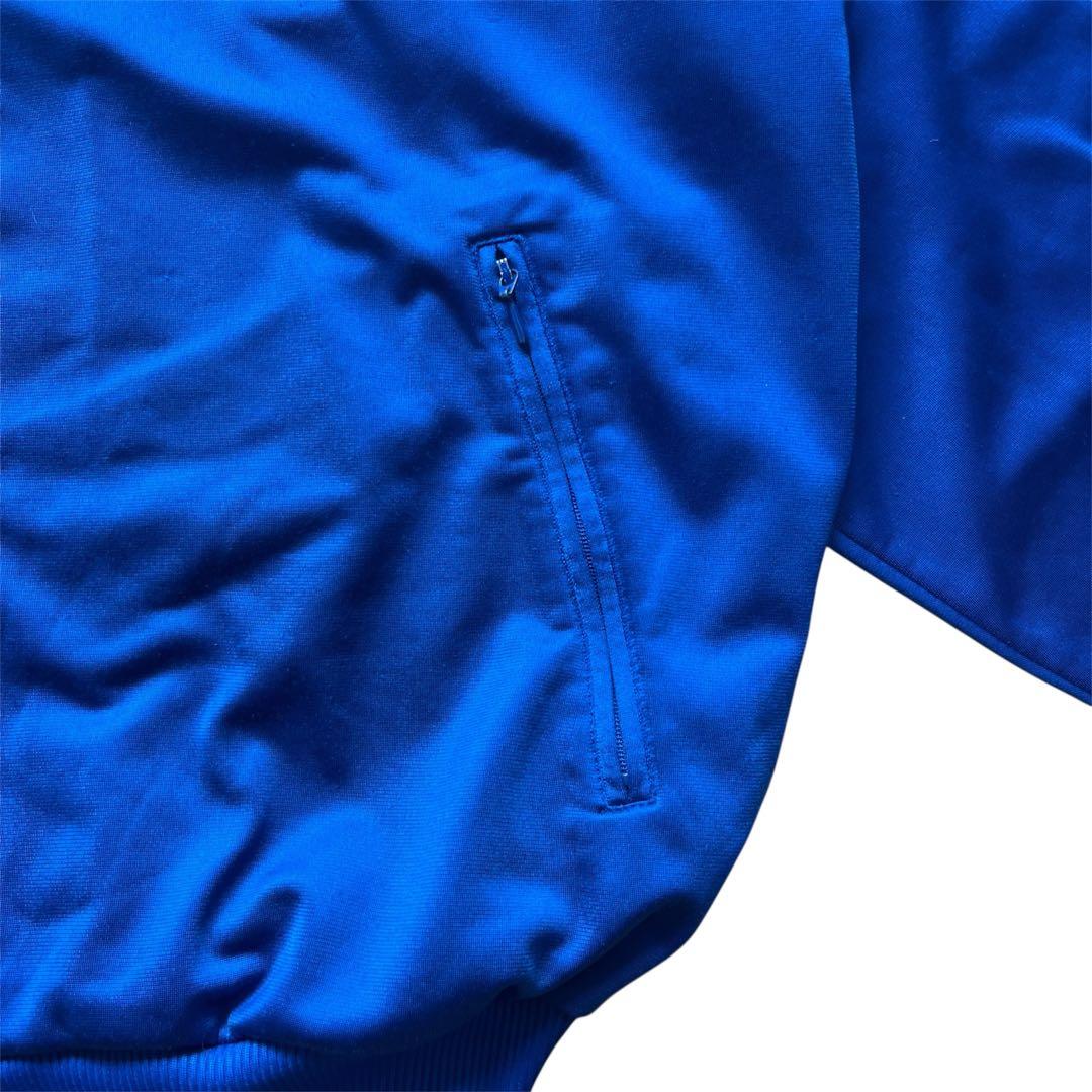 【人気モデル】adidas トラックジャケット ブルー XL 80s 青