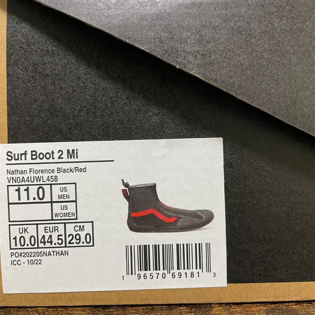 バンズ　サーフブーツ 2 ミッド　29cm　ネイサンフローレンス　ブラック