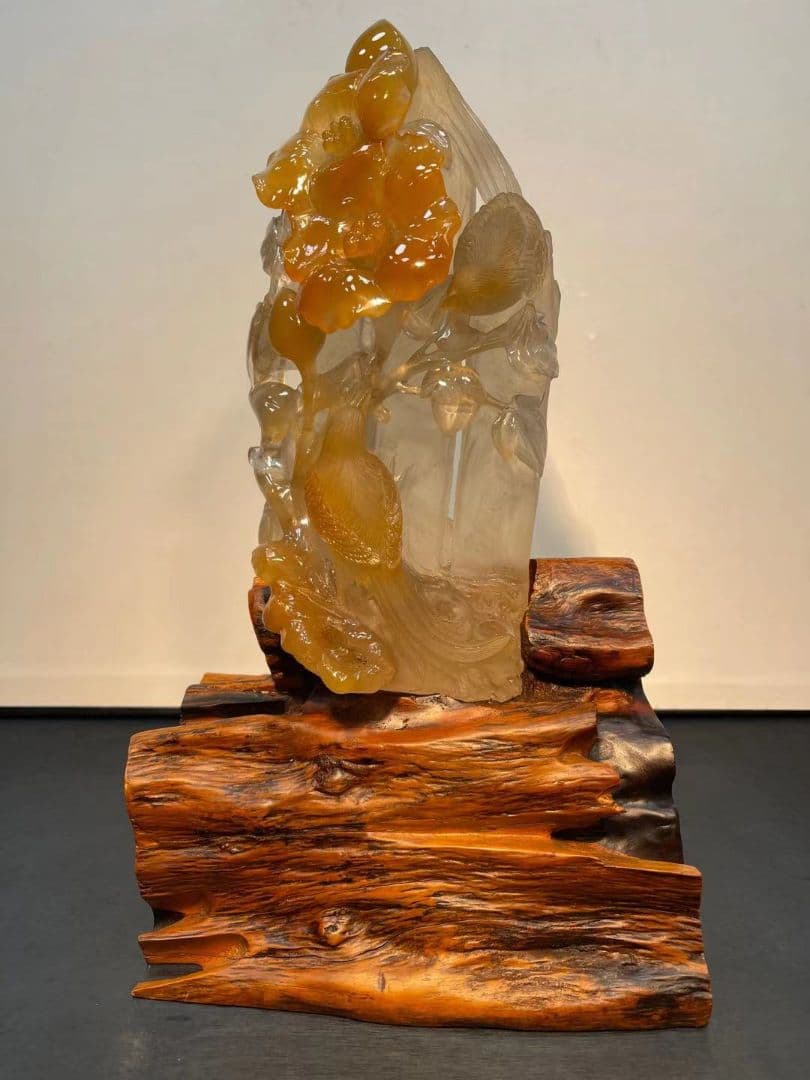 サゲニティックインクォーツ　置物