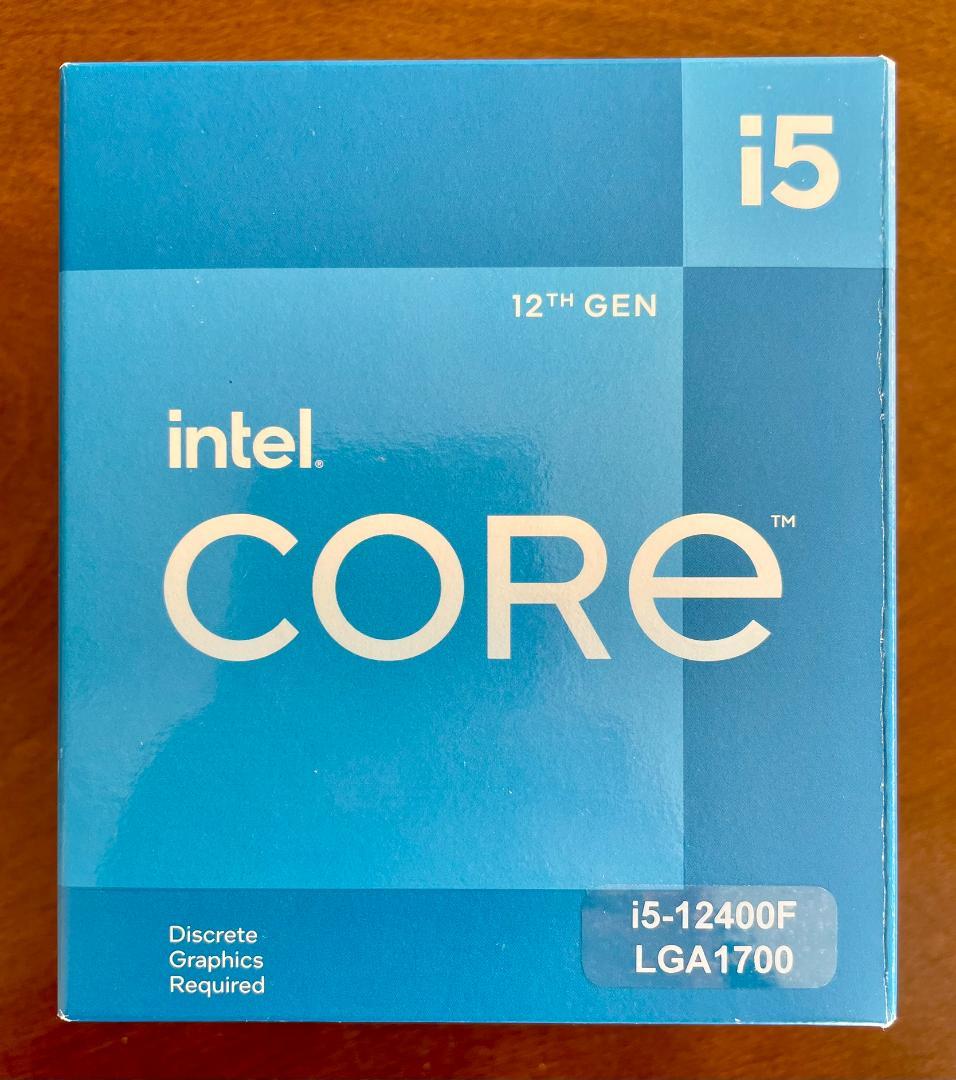 中古 インテル Core i5-12400F LGA1700 クーラー、保証書付