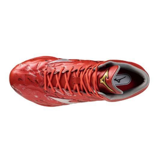 Mizuno レッド スパイクシューズ