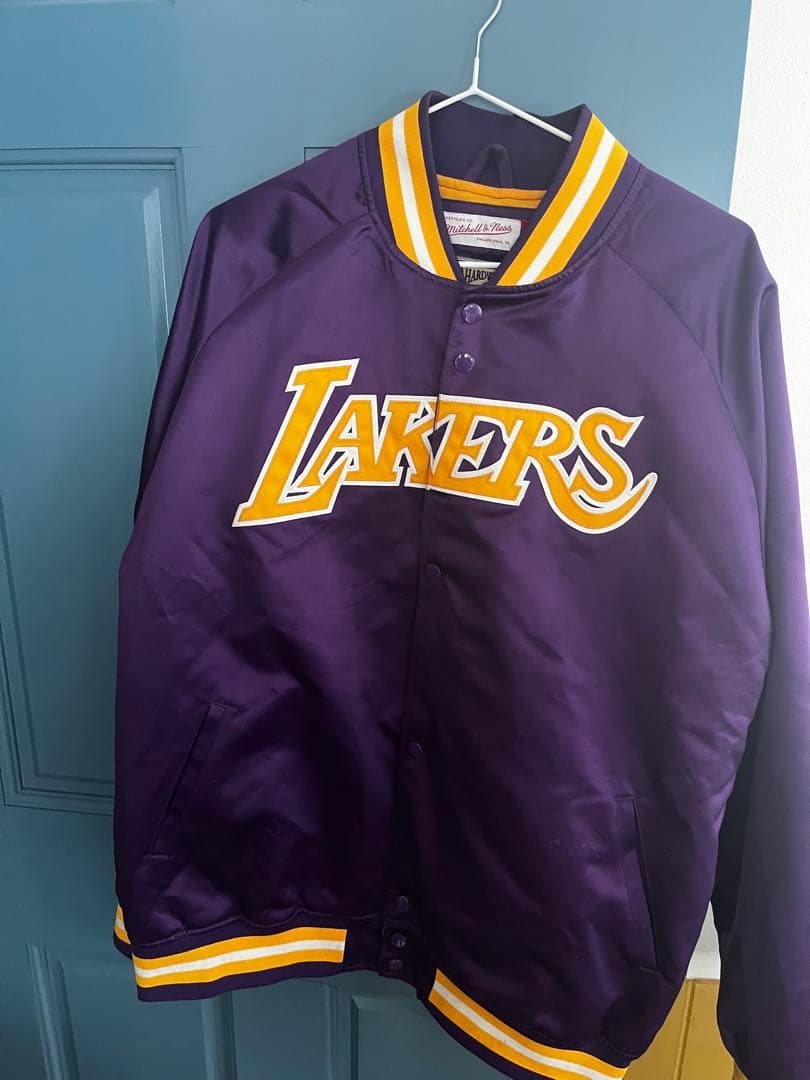 【正規品】Mitchell & Ness Lakers スタジャン NBA公式