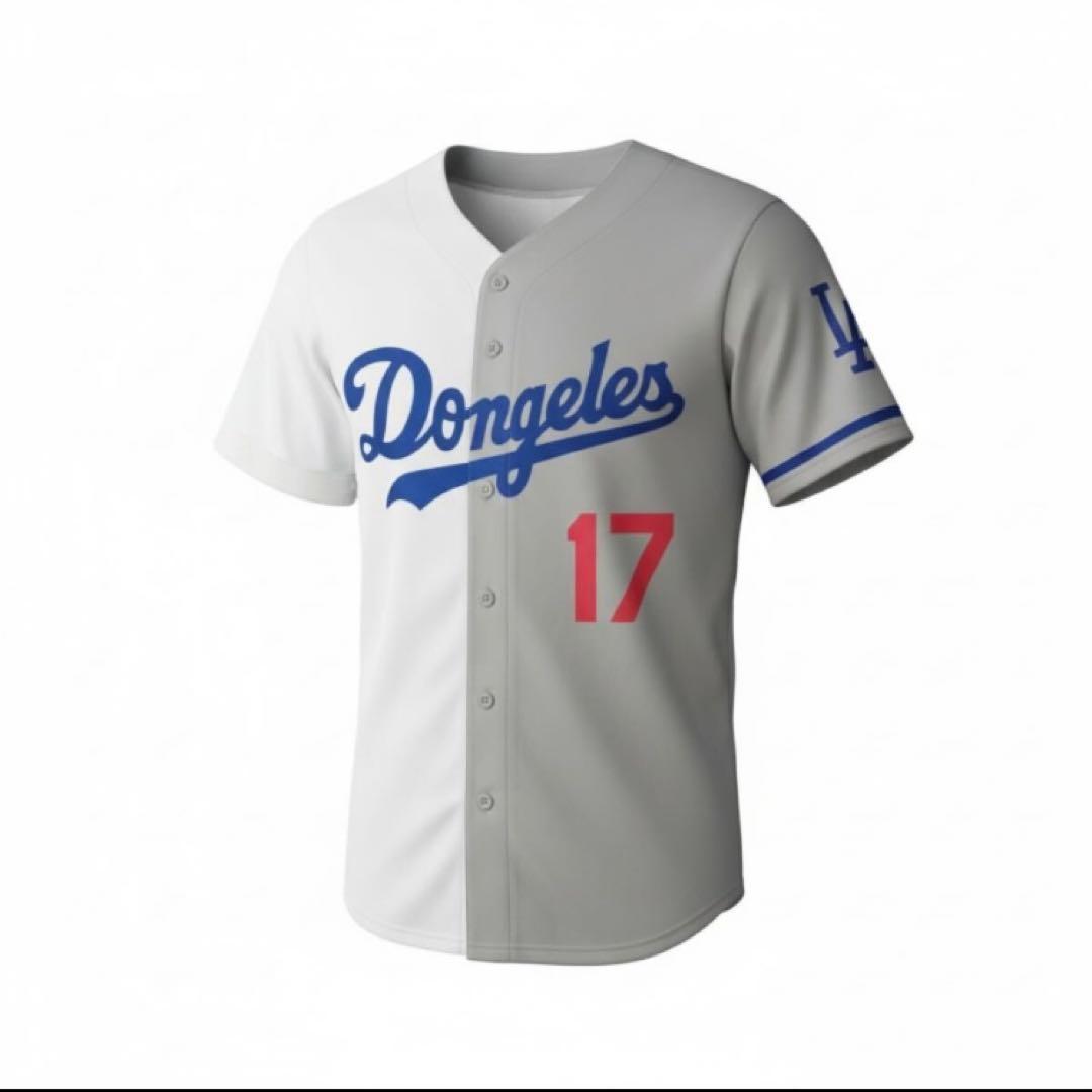 大谷 翔平 ドジャース ユニフォーム ホーム&ビジター ミックス サイン XL
