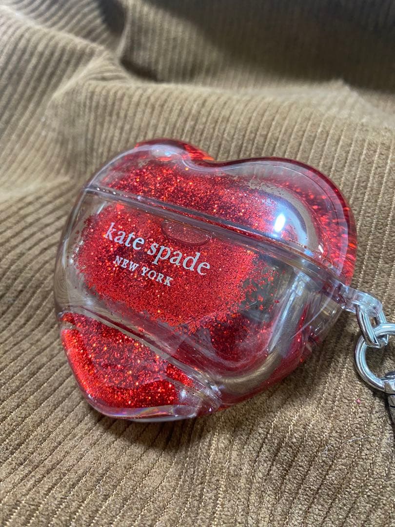 AirPodsPro2 第2世代 ケース ハート グリッター キラキラ 赤