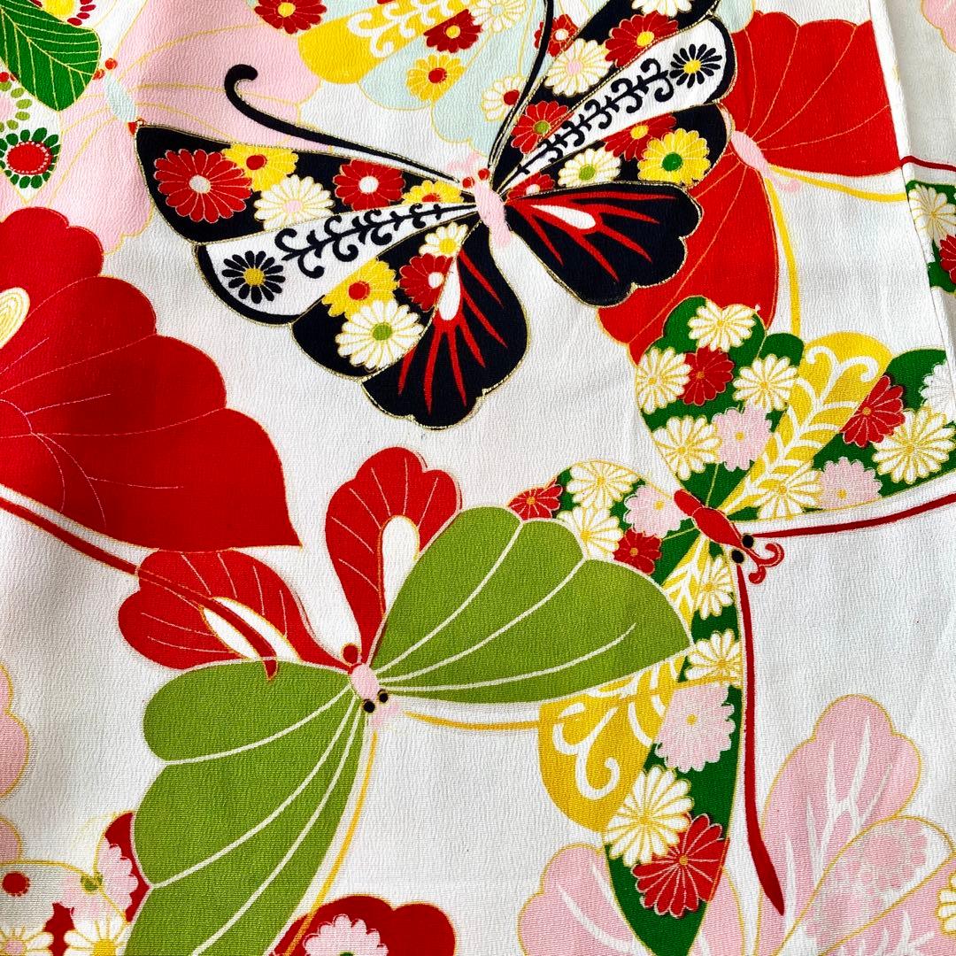 仕付け糸付き　セミアンティーク 女の子　ジュニア　大人　着物　NO6