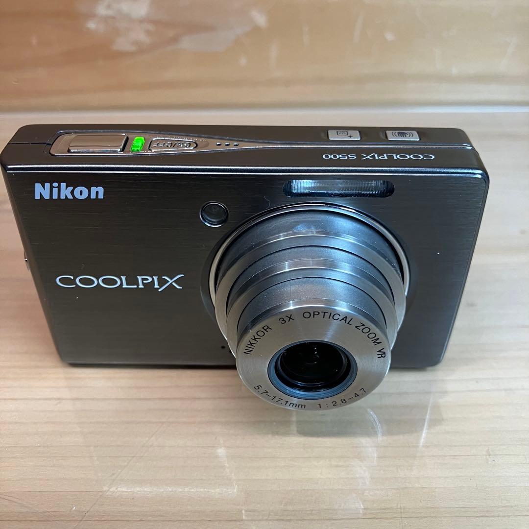 Nikon COOLPIX S500 コンパクトデジタルカメラ ニコン ブラック