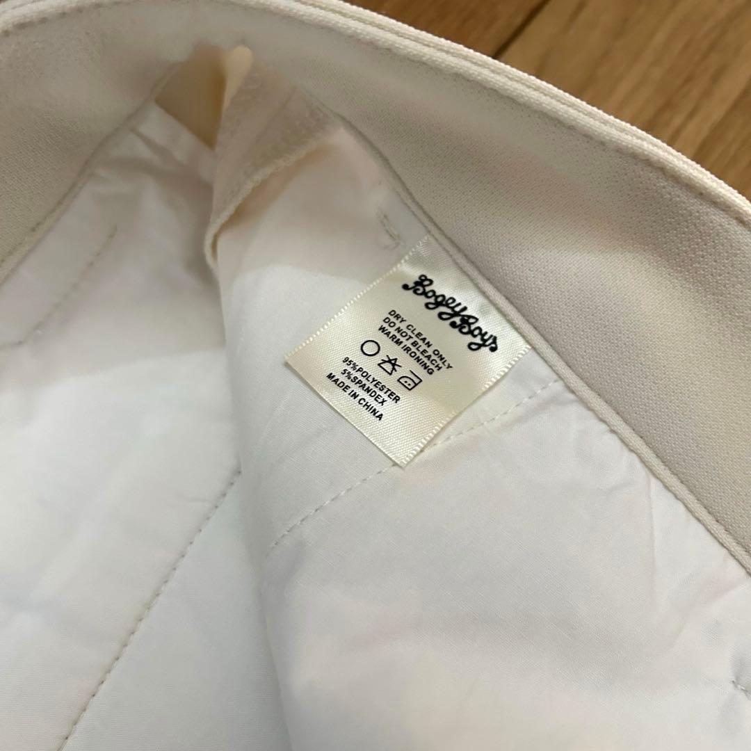 【美品】Boggy Boys パンツ オフホワイト サイズ32 ゴルフ