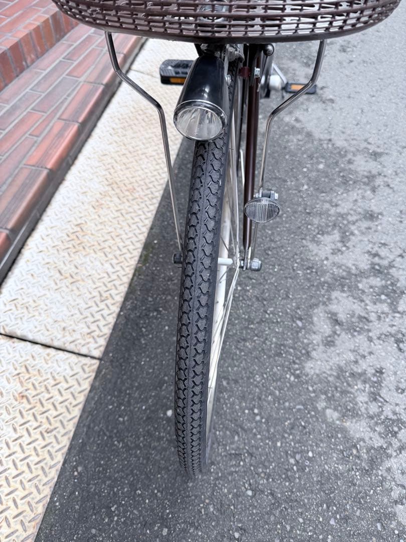 大阪府　パナソニック　ダークブラウン 電動アシスト自転車 シティタイプ