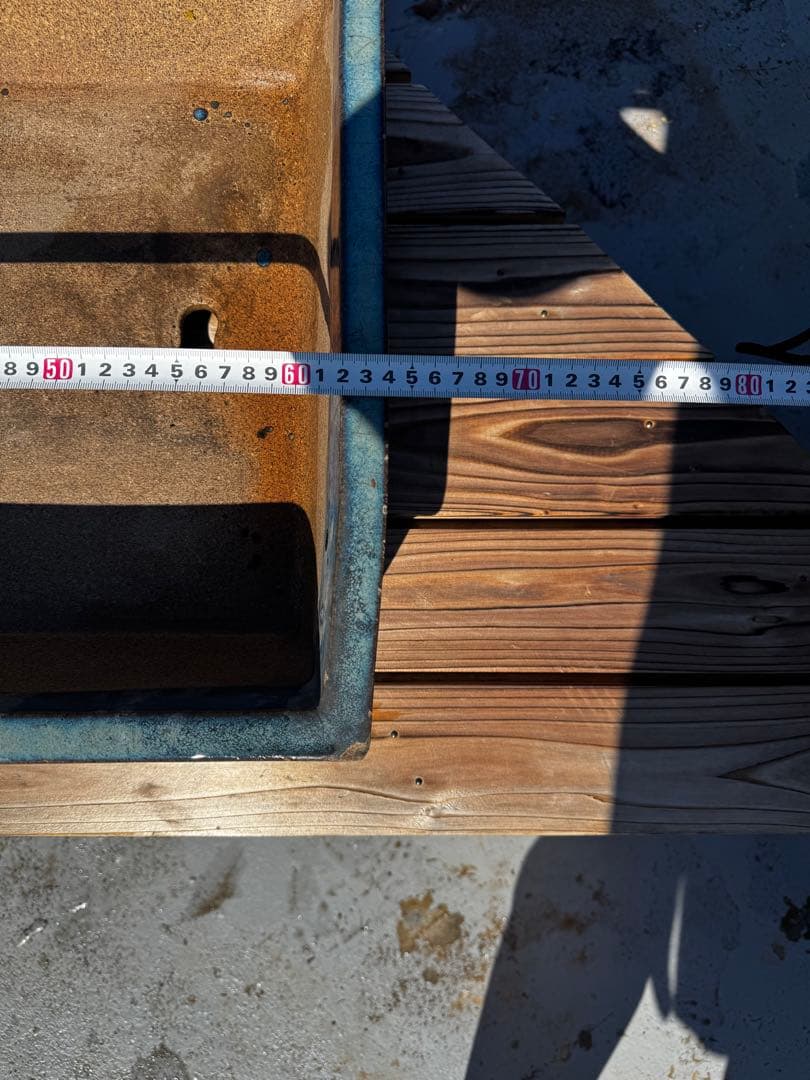 青色 陶器製 盆栽用鉢 22号