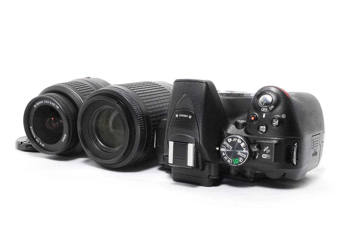 WiFi搭載◆Nikon D5300◆一眼レフカメラ◆手ぶれ補正◆レンズフード付