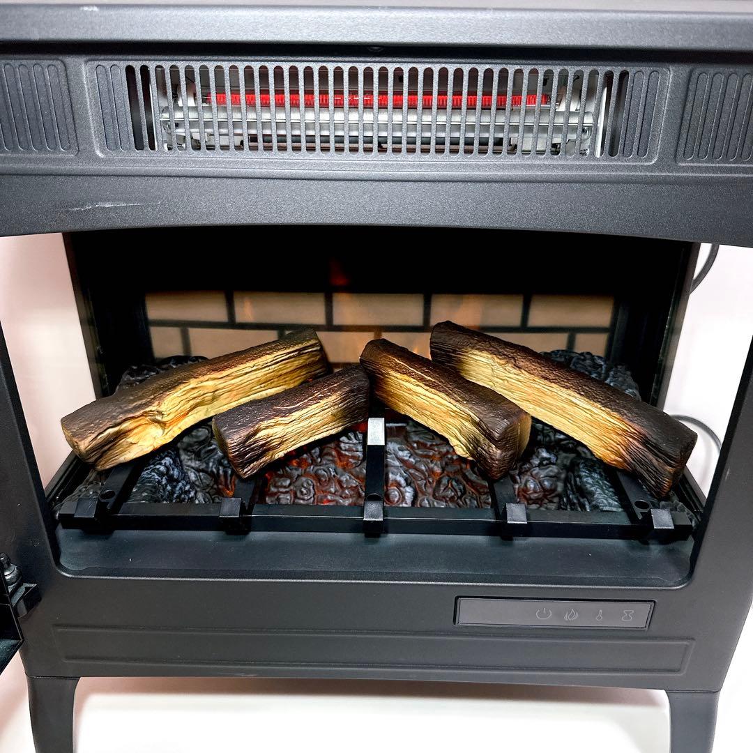 QVC 暖炉型ヒーター DFI-5010-01 速暖 デュラフレーム 送料無料