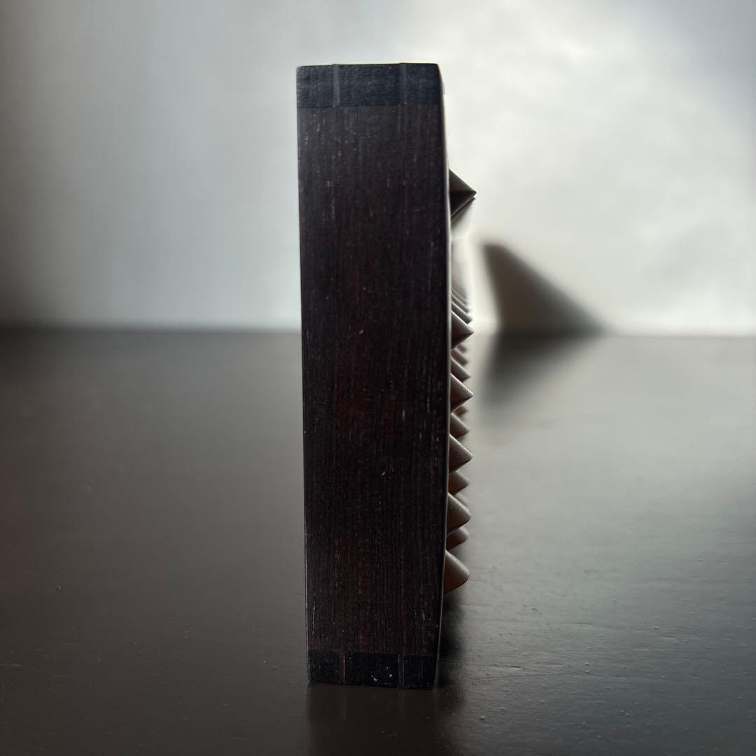【播州の名人 美術工芸品】播州そろばん 二代中塚義雄【5つ珠 極上樺玉 黒檀枠】