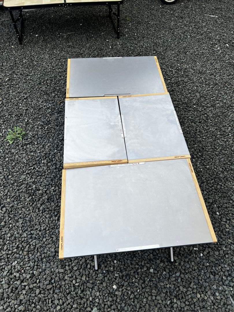 廃盤☆UNIFLAME 焚き火テーブル　ラージ　フルセット