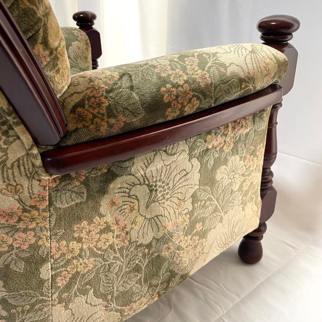 KARIMOKU/カリモク 家具 1人掛け ソファー リーン系 金華山張