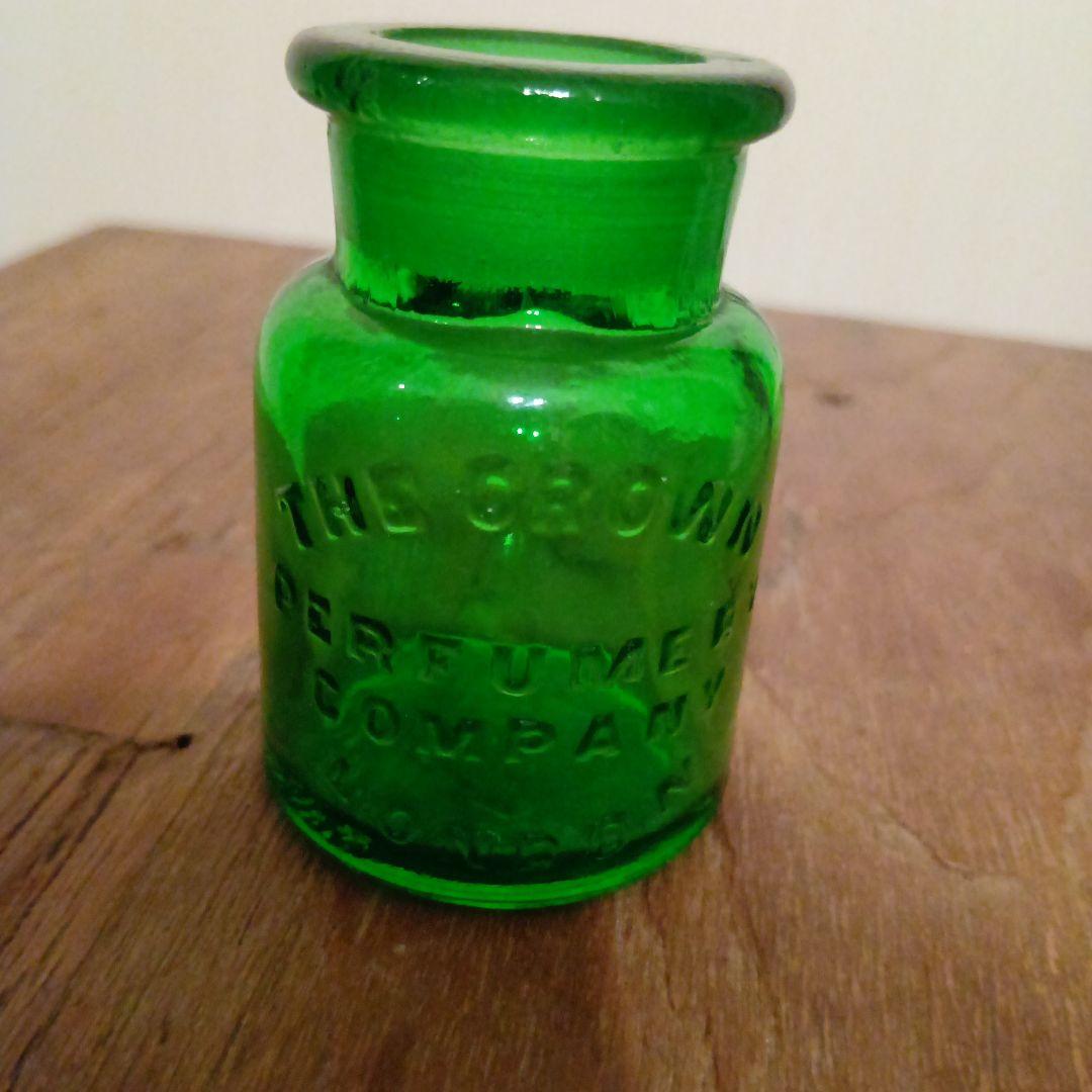 希少アンティーク　王冠　ガラス瓶　ザ・クラウン・パフューム・カンパニー　ロンドン