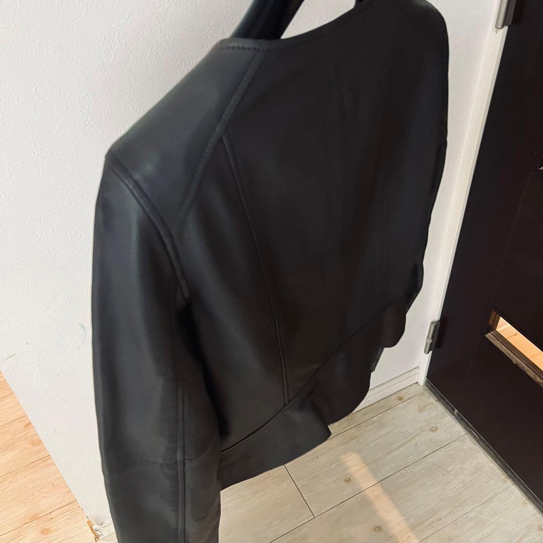 新品☆ANAYI ラムレザークルー　ジャケット/ セオリー、23区、セルフォード